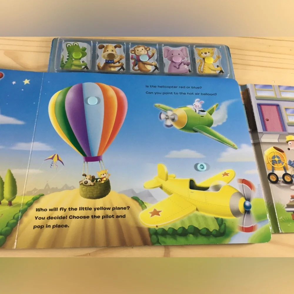 2 Pop and Play Books On the Farm and On the move Brenda Ansley Kids Prek school
